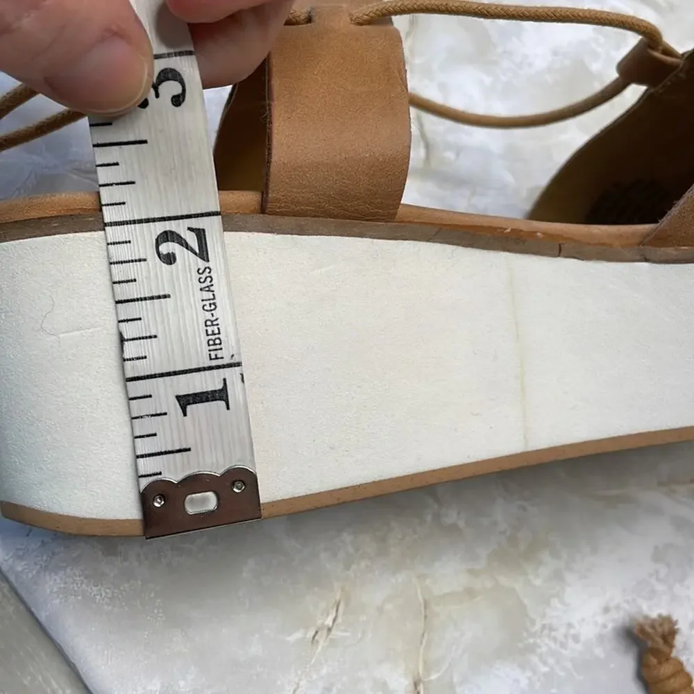 Lucky Brand platform gladiator style wedges